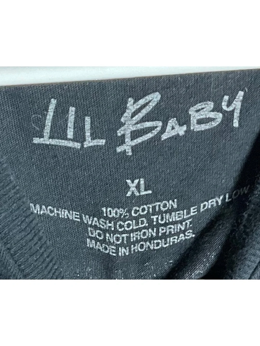 Lil Baby 2023 Tour Black Graphic T-Shirt XL